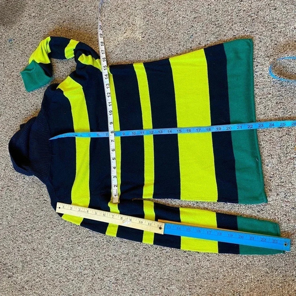 Jcp Cashmere Blend Turtle Neck Pullover Multi Color Sweater Women Size S - Picture 4 of 4